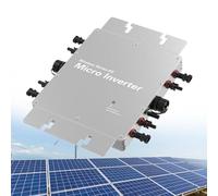 WEIMILOR Microinversor de conexión a Red Solar MPPT de 1200 W, 1400 W, 1600 W, 2000 W, 2400 W y 2800 W, Control Impermeable de CC a CA, Salida de Onda sinusoidal Pura, microinversor,2800W