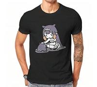 Wein Ninomae Inanis and Tako Men Tshirt Hololive O Neck Short Sleeve Fabric T Shirt Funny Gift Idea