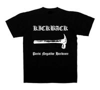 Weinafang Kickback Shirt Paris Negative Hardcore Hammer Violence Nietzsche Hatred Not Your Men's Black XXL