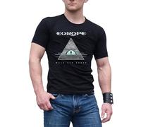 Weinafang Men's Europe Band Walk The Earth Cotton T ShirtTee Black M