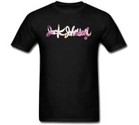 Weinafang Men's Jack Johnson T Shirt Short Sleeve Round Neck Clothing Casual Black L