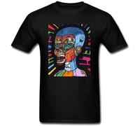 Weinafang Men's Mind Soul Funkadelic T Shirt Colorname Short Sleeve Black L