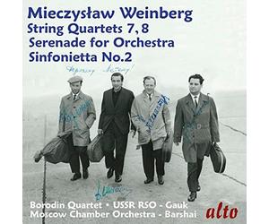 Weinberg : Musique de chambre et œuvres orchestrales. Borodin Quartet, Gauk, Barshai.