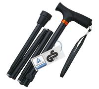 Weinberger 48748 - Bastón Plegable (420 Gramos, Altura Regulable, Antideslizante, cómodo)