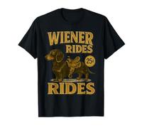 Weiner Rider Funny Dachshund Dog Broma Adulto Dueño de Dachshund Camiseta