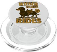 Weiner Rider Funny Dachshund Dog Broma Adulto Dueño de Dachshund PopSockets PopGrip para MagSafe