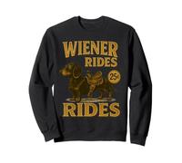 Weiner Rider Funny Dachshund Dog Broma Adulto Dueño de Dachshund Sudadera