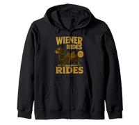 Weiner Rider Funny Dachshund Dog Broma Adulto Dueño de Dachshund Sudadera con Capucha