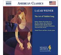 Weiner - The Art Of Yiddish Song