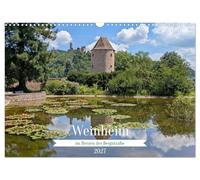 Weinheim im Herzen der Bergstraße (Wandkalender 2027 DIN A3 quer), CALVENDO Monatskalender: Die große Kreisstadt Weinheim überzeugt mit ihrer Altstadt, den Burgen und dem einladenden Marktplatz.