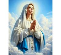 Weiniuniu Pintura de Diamantes 5D DIY Kit Mujer religiosa Completo Diamantes de Imitación de Cristal,Cuadros Artísticos en Lienzo,Adultos Decoración Hogar 40x50 cm