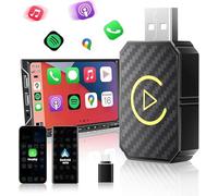 Weinsamkeit Adaptador Inalámbrico Car-Play para Teléfono Inteligente, Solo para más de 2016 Cars con Factory Wired Car-Play, Chip 5G de Doble Núcleo, Conexión Automática en Segundos