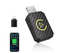 Weinsamkeit Adaptador Inalámbrico CarPlay, Mini Stick para Convertir CarPlay con Cable en Inalámbrico, Compatible para Coches con CarPlay, USB C/A, Plug and Play, Estable