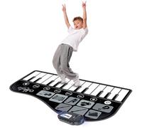Weinsamkeit Alfombra de Piano, Alfombrilla de Baile para Niños, Regalos de Cumpleaños Navideños para Niñas y Niños de 3 a 12 Años, 8 Instrumentos y 14 Melodías, Música Alfombrilla Baile