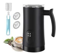 Weinsamkeit Espumador de Leche Electrico, 4 en 1 Espumador Leche Eléctrico con 2 Batidores y Apagado Automático Espumado de Leche Caliente y Fría Calentador de Leche para Café Latte Capuchino