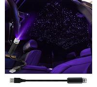 Weinsamkeit Luces LED de Atmósfera, Proyector USB Car Roof Star Night Light Ajustable, Coche Interior Luces LED Decorativo, Romántico Auto Tejado Estrella Proyector Luces para Dormitorio/Coche/Fiesta
