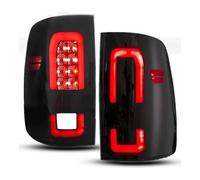 WEINUANXIN Luz Giro Señal Coche Para Dodge Para Ram 1500 2500 3500 2009-2018 Conjunto Luces Traseras Freno Camioneta Conjuntos Coche(Tail Lights Style 1)