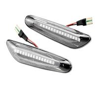 WEINUANXIN Luz Giro Señal Coche Para E60 E61 E90 E91 E87 E81 E83 E84 E88 E92 E93 E82 Para 1 3 5 Series Intermitente Señal Giro Indicador Lateral Luces Indicadoras Luz Coche