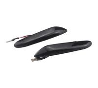 WEINUANXIN Luz Giro Señal Coche Para E90 E91 E92 E93 E60 E87 E82 E46 Señal Giro Fluida Dinámica Indicador Lateral Luz Intermitente Lámpara Luces Coche(Smoked Black B)
