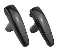 WEINUANXIN Luz Giro Señal Coche Para M&ITSUBISHI Para Lancer Para EVO X Para Outlander Para Luz De Señal De Giro Deportiva Marcador Lámpara Guardabarros Indicador Lateral Luces Coche(Dynamic Smoked)
