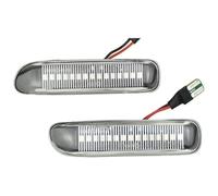 WEINUANXIN Luz Giro Señal Coche Para Serie 3 Para E46 Sedan Coupe Wagon Convertible 1997-2001 Intermitente Secuencial Indicador Lateral Señal Giro Luces Indicadoras Coche(Dynamic Crystal Type)