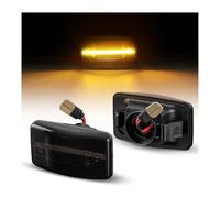 WEINUANXIN Luz Giro Señal Coche Para T&oyota Para Corolla E90 Para Celica Para Land Para Cruiser J80 Para Prado MR2 Para Starlet 1984-1996 Luces Dinámicas Señal Giro Lateral(Dynamic Smoke)
