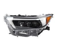 WEINUANXIN Luz Giro Señal Coche Para T&oyota RAV4 2019-2021 Faros Delanteros Automóvil DRL Conjunto Luces Delanteras Lámparas(Right Hand Drive)