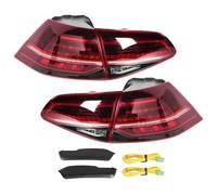 WEINUANXIN Luz Giro Señal Coche Para VW Para G&olf MK7/7,5 GTI R 2013-2020 Estilo De Coche Conjunto De Luces Traseras Completamente Dinámicas Giro Para Señal Lente Roja Oscura