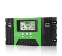 WEINUOER MPPT 80A Controlador de Carga Solar 12V/24V Inteligente Panel Solar PWM Regulador de Carga Solar, con 4 puertos USB y Pantalla LCD,para Panel Solar Lámpara Batería y Lluminación LED