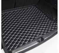WEIQQI Coche Cuero Alfombrillas Maletero para BYD Seal U DM-i 2024 2025(Audio on The Right), Funda de Maletero Impermeable Antideslizante Alfombra Protectora Accesorios,Black/B