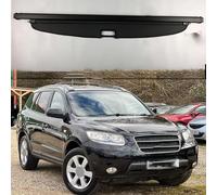 WEIQQI Coche Maletero Cubierta De Carga RetráCtil para Hyundai Santa Fe 2007-2010, Cubierta De Maletero Paquetes Tronco Carga Pantalla Retráctil para Maletero