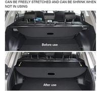 WEIQQI Coche Maletero Cubierta De Carga RetráCtil para Jeep Compass 2011-2016, Cubierta De Maletero Paquetes Tronco Carga Pantalla Retráctil para Maletero