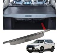 WEIQQI Coche Maletero Cubierta De Carga RetráCtil para Mitsubishi Outlander Power 2013-2019, Cubierta De Maletero Paquetes Tronco Carga Pantalla Retráctil para Maletero