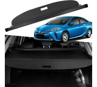 WEIQQI Coche Maletero Cubierta De Carga RetráCtil para Toyota Prius 2016 2017 2018 2019, Cubierta De Maletero Paquetes Tronco Carga Pantalla Retráctil para Maletero