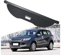 WEIQQI Cubierta de Carga Retráctil para Ford Kuga 2013 2014 2015 2016 2017 2018 2019, Coche Maletero Trasero Estante Cortina Cubierta Equipaje Panel de Potección de Seguridad