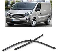 WEIQQI Escobillas Limpiaparabrisas Coche para Opel Vivaro C MK3 2016-2023, Escobillas Delanteras Limpiaparabrisas Delanteros Fácil Instalación
