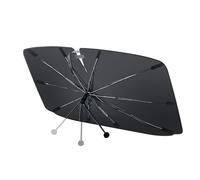 WEIQQI Parasol Coche Delantero para Brio II 2018-2023, Sombrilla para Parabrisas 360° Rotación Anti UV Rayos y Aislamiento Térmico