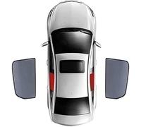 WEIQQI Protector Solar Lateral para Coche para Nissan Qashqai Rogue Sport 2013-2019, Parasol magnético para Coche Marco de Malla Cortina Visera de Protección Solar, B/2pcs-rear-doors
