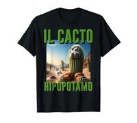 Weird AI Meme Divertido Italiano Brainrot IL Cacto Hipopotamo Kid Camiseta