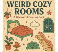 Weird Cozy Rooms - A Whimsical Adult Colouring Book: Surreal Dreamy Interiors, Floating Furniture & Imaginative Holiday Fun (CozyWhimsy Series)