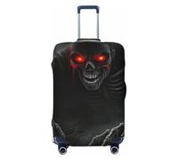 Weird Monsters and Skeletons - Funda elástica para equipaje de viaje, protector de maleta, funda de equipaje impresa antiarañazos, Black, M