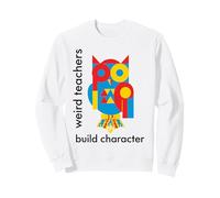 Weird Teachers Build Carácter Búho Lindo Sudadera