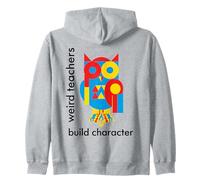 Weird Teachers Build Carácter Búho Lindo Sudadera con Capucha