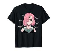 Weirdcore Aesthetic Human Tercer Ojo Anime Girl Strangecore Camiseta