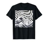 Weirdcore Aesthetic Japonés The Great Wave Off Kanagawa Camiseta