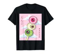 Weirdcore Aesthetic Kawaii Japonés Dango Globos oculares Camiseta