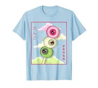 Weirdcore Aesthetic Kawaii Japonés Dango Globos oculares Camiseta