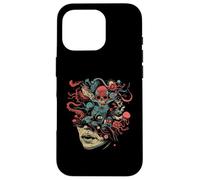 Weirdcore Estética Cara Extraña Cráneo Dreamcore Carcasa para iPhone 16 Pro
