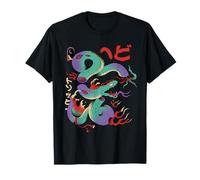 Weirdcore Psychedelic Trippy Japonés Surrealista Yokai Snake Camiseta