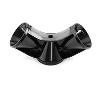 Weis 19609 Cortador en Espiral Triple en Acero Inoxidable, Negro, 19 x 6.5 x 7 cm